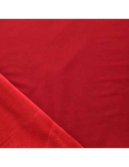 Alpine fleece sweatshirt fabric - Red