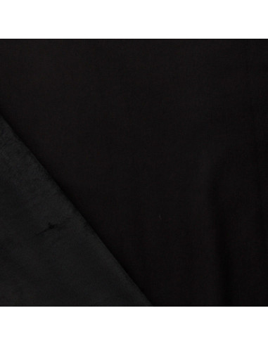 Alpine fleece sweatshirt fabric - Black