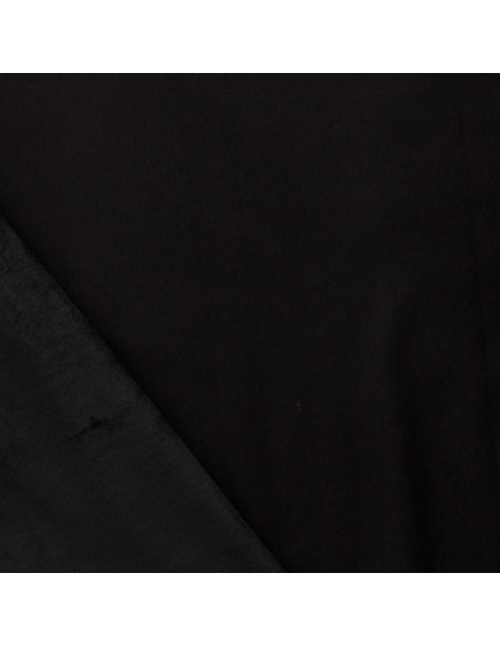 Alpine fleece sweatshirt fabric - Black