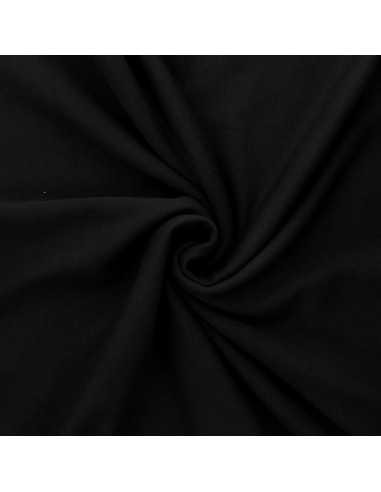 Alpine fleece sweatshirt fabric - Black