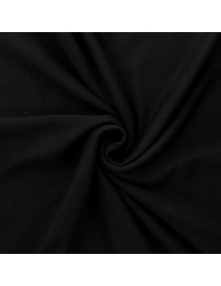 Alpine fleece sweatshirt fabric - Black