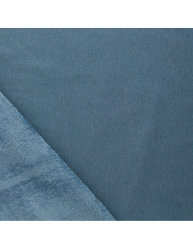 Alpine fleece fabric - Steel blue