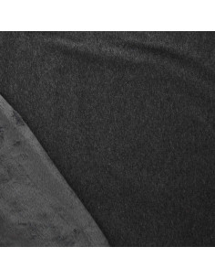 Alpine fleece fabric - Heathered medium gray