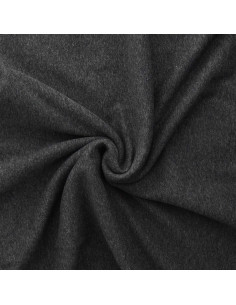 Alpine fleece fabric - Heathered medium gray 2