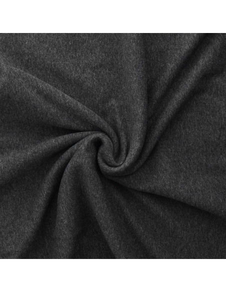 Alpine fleece fabric - Heathered medium gray
