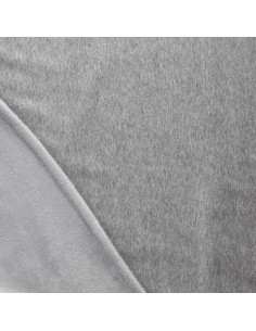 Alpine fleece sweatshirt fabric - Light heather gray