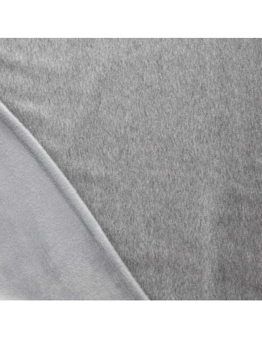 Alpine fleece sweatshirt fabric - Light heather gray