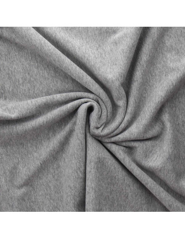 Alpine fleece sweatshirt fabric - Light heather gray