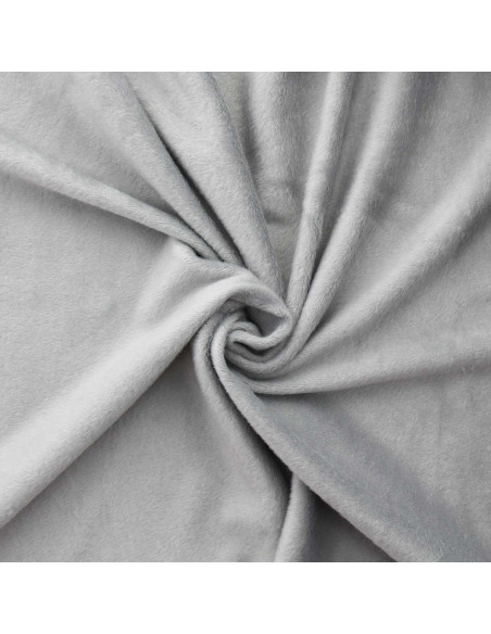 Alpine fleece sweatshirt fabric - Light heather gray
