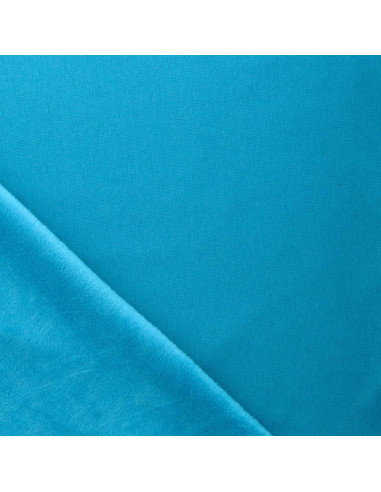 Alpine fleece fabric - Turquoise blue