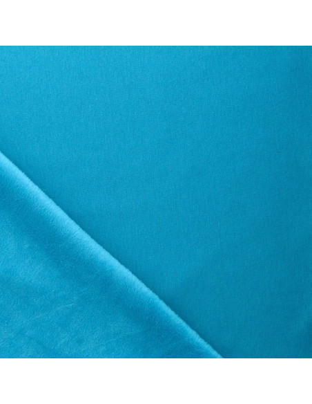 Alpine fleece fabric - Turquoise blue
