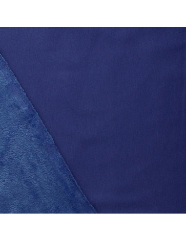 Alpine fleece sweatshirt fabric - Indigo blue