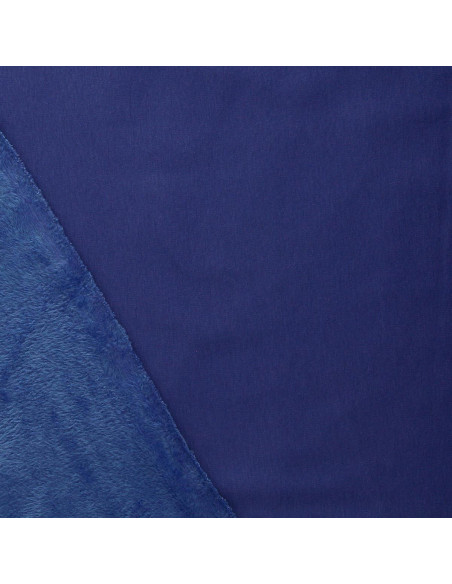 Alpine fleece sweatshirt fabric - Indigo blue