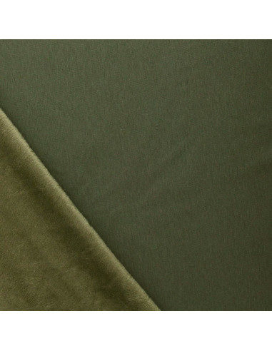 Alpine fleece fabric - Moss green