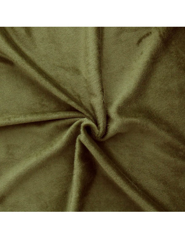 Alpine fleece fabric - Moss green
