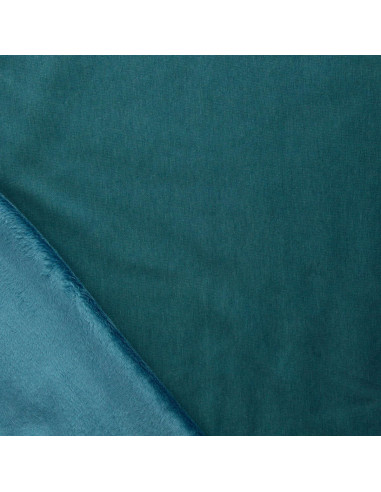 Alpine fleece sweatshirt fabric - Petrol blue