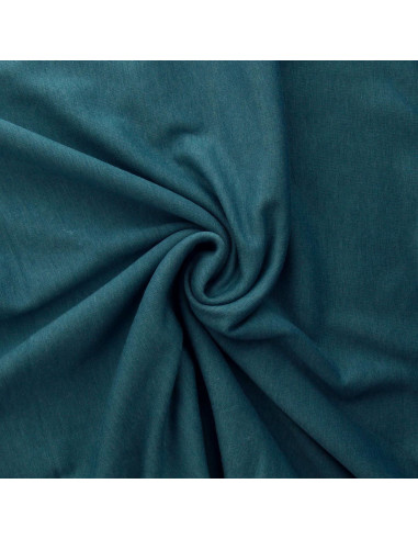 Alpine fleece sweatshirt fabric - Petrol blue