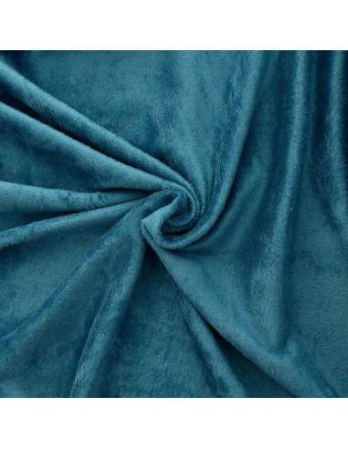 Alpine fleece sweatshirt fabric - Petrol blue