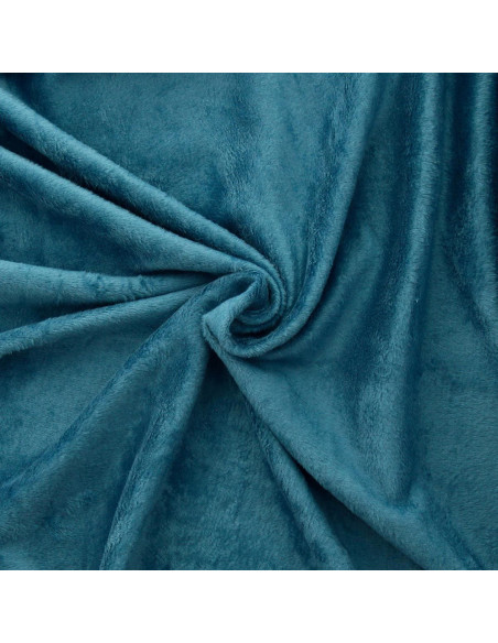 Alpine fleece sweatshirt fabric - Petrol blue