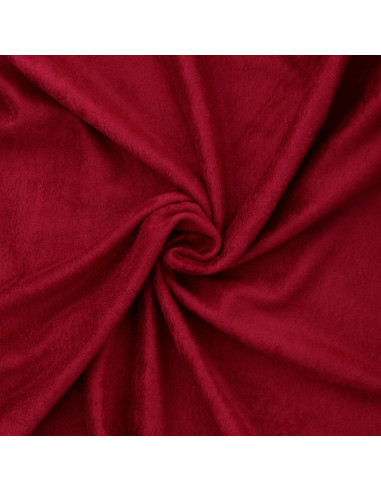 Alpine fleece fabric - Bordeaux