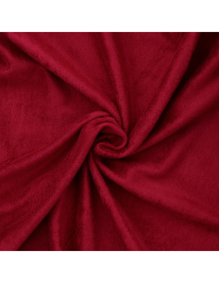 Alpine fleece fabric - Bordeaux