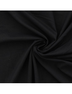 Cotton voile fabric - Black