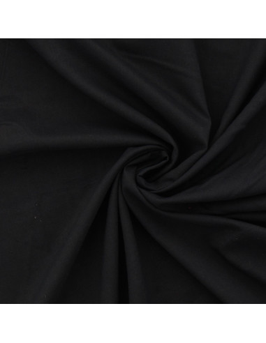 Cotton voile fabric - Black