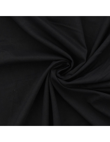 Cotton voile fabric - Black