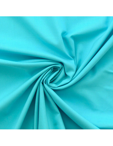 Cotton voile fabric - Turquoise