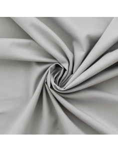 Silver gray cotton voile fabric