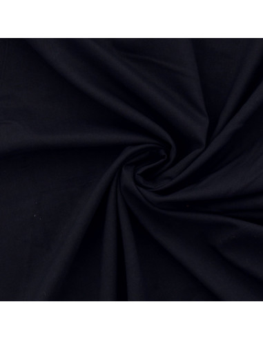Cotton voile fabric - Navy blue