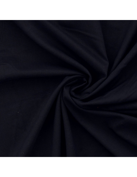 Cotton voile fabric - Navy blue
