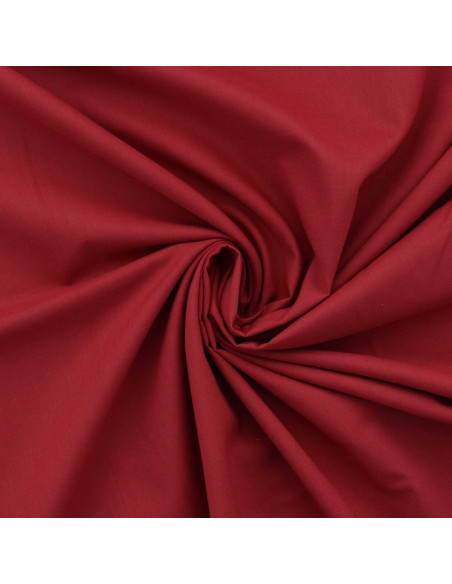 Cotton voile fabric - Bordeaux