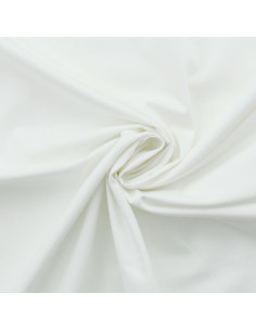 Cotton poplin fabric - White