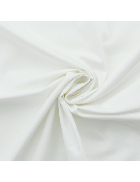 Cotton poplin fabric - White