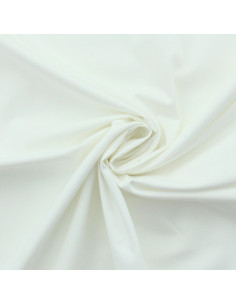 Cotton poplin fabric - Ecru