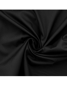 Cotton poplin fabric - Black