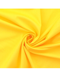 Cotton poplin fabric - Yellow