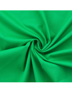 Cotton poplin fabric - Grass green