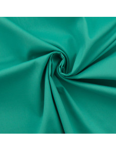 Cotton poplin fabric - Pool green