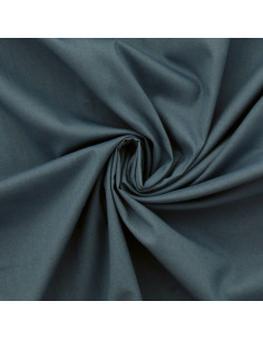Cotton poplin fabric - Slate