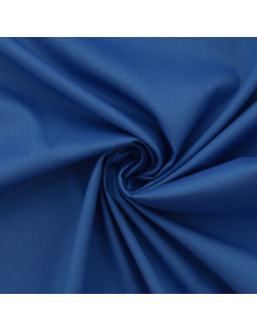 Cotton poplin fabric - Bleu de France