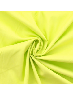 Cotton poplin fabric - Lime green