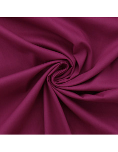 Cotton poplin fabric - Cassis