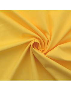 Cotton poplin fabric - Straw yellow