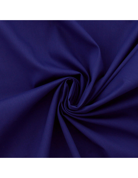 Cotton poplin fabric - Indigo