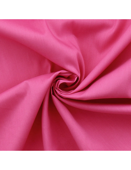 Cotton poplin fabric - Candy pink