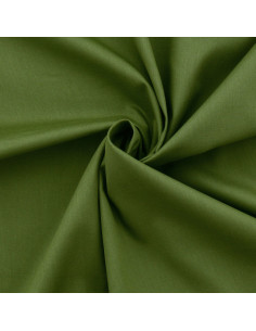 Cotton poplin fabric - Military green