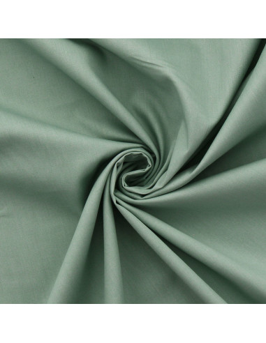 Cotton poplin fabric - Verdigris