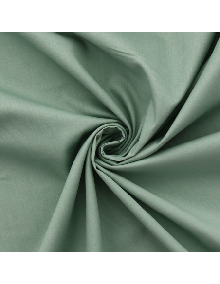 Cotton poplin fabric - Verdigris